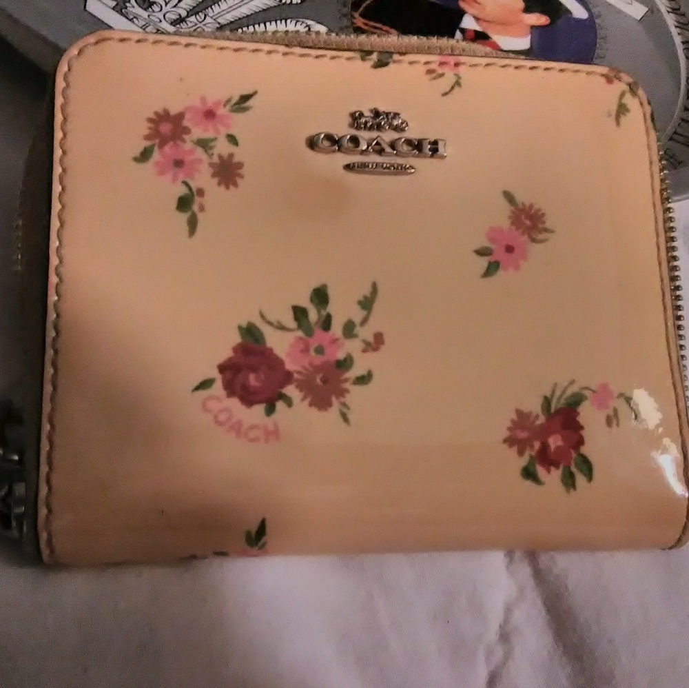 Coach leather wallet